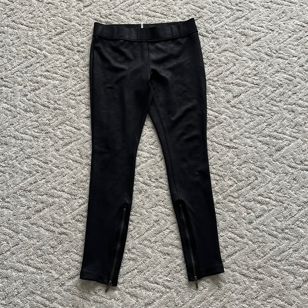 Free people ankle zip faux leather legging